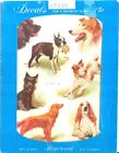X-522-b Meyercord Vintage Water Transfer Decals Dogs