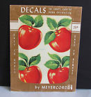 X114-b Meyercord Decals Vintage Decal Apples Decorative Transfer Mid Century Free