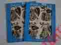X152a Meyercord Vintage Apple And Pear Decals Lot Of 2 60 S Nip Black Gold