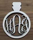 X17.4 13.5 Gift Ring Wedding " Unfinished Monogram Custom Wooden "x17.4