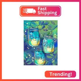 Yh-dp-bt001 Yiyiah Be A Light To The World Diamond Art Painting Kits For Adults - Firefly Ha