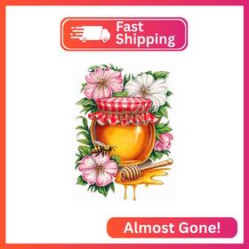 Yh-dp-hn001 Yiyiah Honey Diamond Painting Kits For Adults-flowers Art Adult