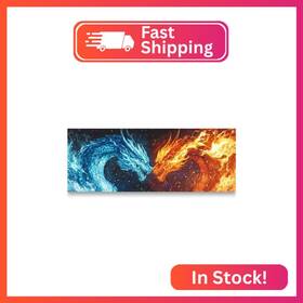 Dragons-dp-yom-01 Yomiie 5d Large Diamond Art Kits For Adults Ice And Fire Dragons Painti