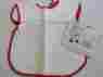 Z-807 Christmas Tri-chem Vtg Ready To Paint Childs Bib Terry Cloth Personalize