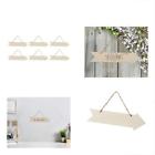 Zecgy Juvale Hanging Wood Arrow Plaque Unfinished Wall 843128153797