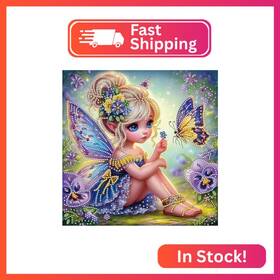 Dz857 Zhudengxjl Fairy Special Shape Diamond Art Kits For Beginners Butterfly Animali 5d