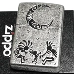 Zippo Oil Lighter Kokopelli Moon Silver Barrel Brass Regular Case Japan. Fixed Price $118.90.
