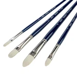 Silver Limited BR-1954 Bristlon Long Handle Cats Tongue Filbert Brushes. Fixed Price $114.88.
