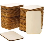 Bright Creations 60 Pack Unfinished Wood Cutouts For 2 X 3 Inches,. Fixed Price $18.90.