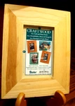 Photo Frame Craftwood Darice Unfinished Hold's 4"X 6" Picture 681. Fixed Price $15.99.