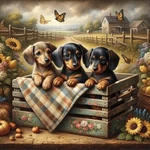 Axquilon Dog Diamond Art Kits For Adults - 14X14IN(35X35CM), Dachshund. Fixed Price $13.01.