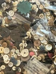 Huge 3 Lb Lot Vintage Mixed Buttons Bulk Sewing Craft Plastic Metal Asst.colors. Fixed Price $21.95.