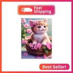 Artmyrui Cat Diamond Painting For Adults,diy Animal KITS,5D Flo. Fixed Price $11.46.