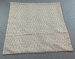 Country Floral Square Throw Pillow Cover 23" X Cream Brown Canvas Classic. Fixed Price $27.96.
