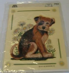 Vintage Meyercord Dog With Daisies / Daisy Decal - Nos 1979. Fixed Price $12.99.