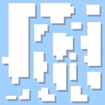 16 Blocky Cloud Mine Themed Decals For Ceilings Walls - Peel And Stick. Fixed Price $34.00.