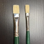 Vintage Grumbacher Gainsborough Artist Paint Brushes 1271-B, 1271-F Made Usa. Fixed Price $35.00.