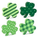 4PCS St Patricks Day Shamrocks Decorations, Large Size Wooden Table Signs. Fixed Price $23.79.