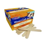 Creativity Street Natural Wood Craft Sticks, 6 0.75, 500/BOX, Boxes/pack. Fixed Price $72.06.