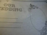 Tri-chem Wedding Photomat #7135 Liquid Embroidery Picture 18X12 Inches- Self. Fixed Price $14.61.