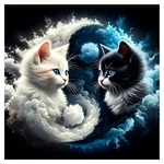 Hill Froeistung Cat Diamond Art Painting Kits For Adults, 30X30 Cm, HF-A099. Fixed Price $12.92.