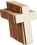 Juvale Unfinished Wooden Crosses For Crafts - Paintable Flat. Fixed Price $10.52.