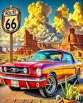 Numbers Kit For Adults Beginner Highway Paint-by-number On Can. Fixed Price $22.99.