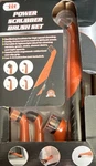 Iit Power Scrubber Brush Set 4 Heads Grout Sink Shower Orange Black. Fixed Price $8.00.