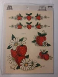 Meyer Cord Vintage Water Transfer Strawberries Decals Nos. Fixed Price $24.95.