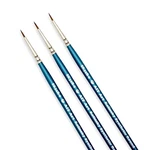 Ait Art Select Round Detail Paint Brushes, Size 0, Pack Of 3, Synthetic Kolin.... Fixed Price $23.71.