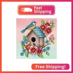 Tontut Birdie House Diamond Art Painting Kits, 5D Special Shape Beginner Crystal. Fixed Price $15.94.