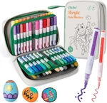 Ohuhu Acrylic Paint Markers, 48 Pens Set Of 24 Fine & Round Tip. Fixed Price $35.99.