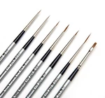 Ait Art Select Red Sable Detail Set, 7 Pure Russian Paint Brushes.... Fixed Price $46.04.