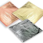 300 Sheets Mixed Leaf 6.3" Loose Imitation Gold, Silver & Copper. Fixed Price $34.99.