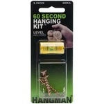 Hangman 60 Second Picture Hanging Kit Screws, Sawtooth & Level. Fixed Price $5.39.