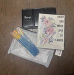 New Bianyo Artists' Soft & Hard Pastels Set Multicolor With Brushes Paper. Fixed Price $24.04.