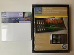 Oil Paints And Pastels New 29 Piece Artist's Loft Sliding Top Box + Canvas. Fixed Price $15.00.