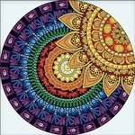 Diamond Art Painting Kit, Diy Mandala 5D Special Shape Crystal. Fixed Price $14.99.