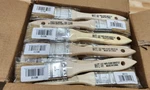 Premier WV10 1" Wood Handle White China Bristle Paint Varnish Brushes (qty 35). Fixed Price $44.79.
