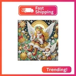 Mvvmtop Christmas Diamond Art Painting Kit, 5D Diy Angel, Special Shap. Fixed Price $16.07.
