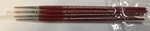 Lot Of Winsor & Newton Red Handle Watercolor Brushes Round 5/0, 4/0, 3/0,/2/0. Fixed Price $11.25.