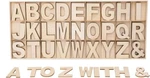 162PCS Wooden Alphabet Letters Set Inch Craft Kit For Learning Decor. Fixed Price $13.09.