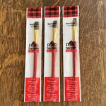 Plaid Natural Bristle Paint Brushes 42722 Lot Of 3. Fixed Price $22.99.