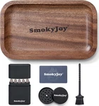 Wooden Rolling Set, 10.8 Inch Walnut Bundle With Smell Proof Cig. Fixed Price $32.82.