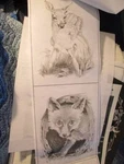 Tri-chem Baby Animals Liquid Embroidery Pictures #2757- Set Of 4 6X8 Inches-c. Fixed Price $18.27.