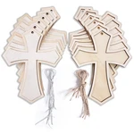 5 Inch Pack Of 12 Layered Wooden Cross - Unpainted Framed For Diy Crafts. Fixed Price $20.26.