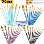 70PCS Artist Brushes Set Acrylic Oil Watercolour Painting Craft Model. Fixed Price $13.16.
