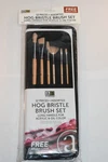 Art Advantage 12 Pieces Hog Bristle Brush Set Long Handle For Oil & Acrylic. Fixed Price $25.00.