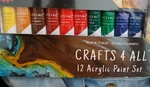 Acrylic Set - Art For Canvas, Model Painting, Wood, Ceramics And.... Fixed Price $6.00.
