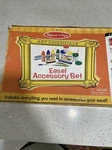 Melissa & Doug Easel Accessory Set Paper Paint Cups Brushes Chalk Dry Erase New. Fixed Price $37.59.